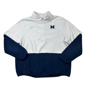 Nike University of Michigan 1/2 Zip Therma-Fit Sweater